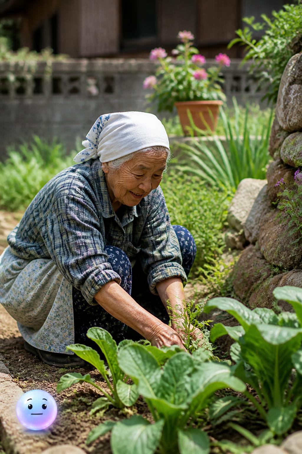 El jardín que te obliga a agacharte