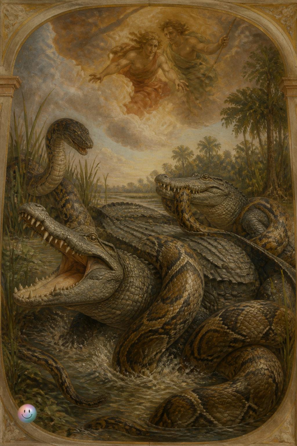 Clash of the apex predators