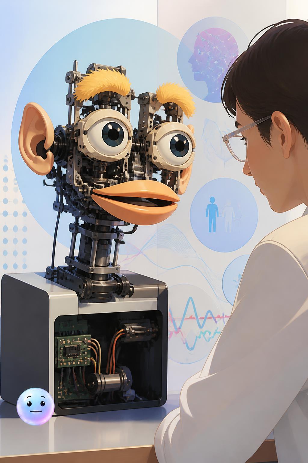 The robot that smiled back