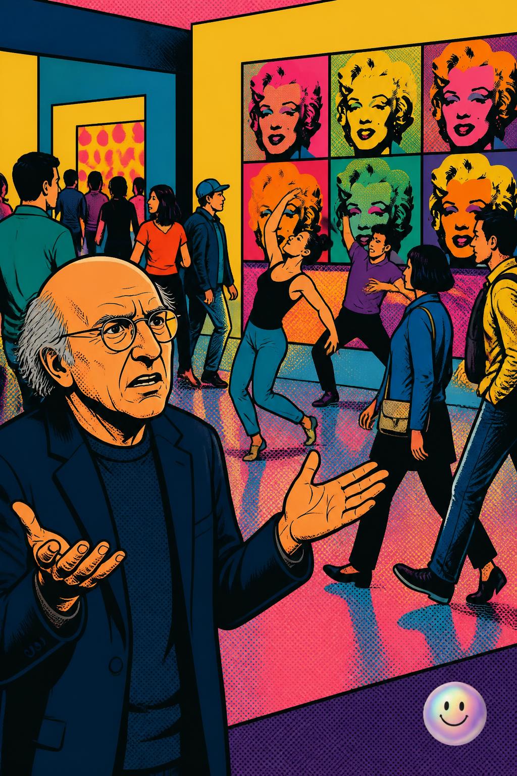 La coreografía de esquivar peatones