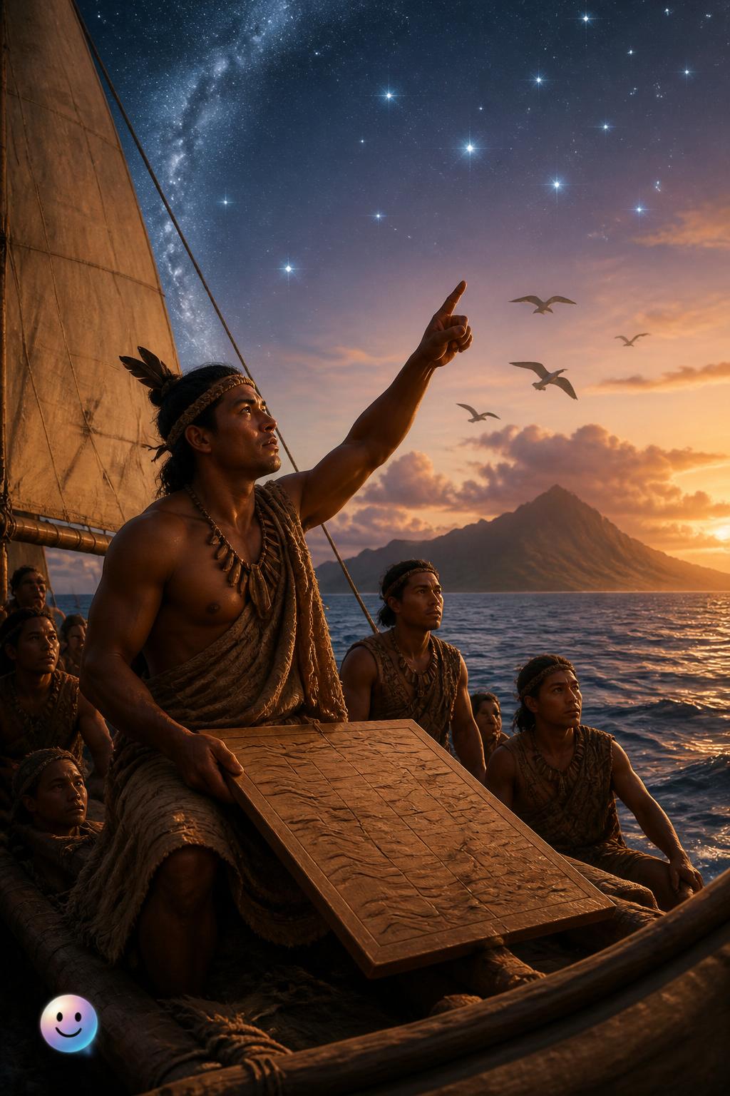 Polynesian wayfinding across oceans