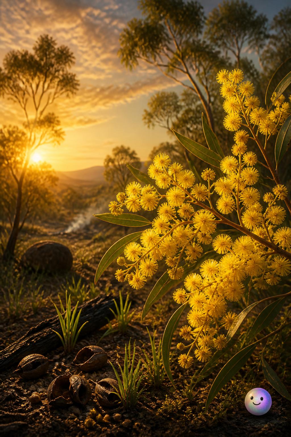 Australia's fire-resistant golden wattle