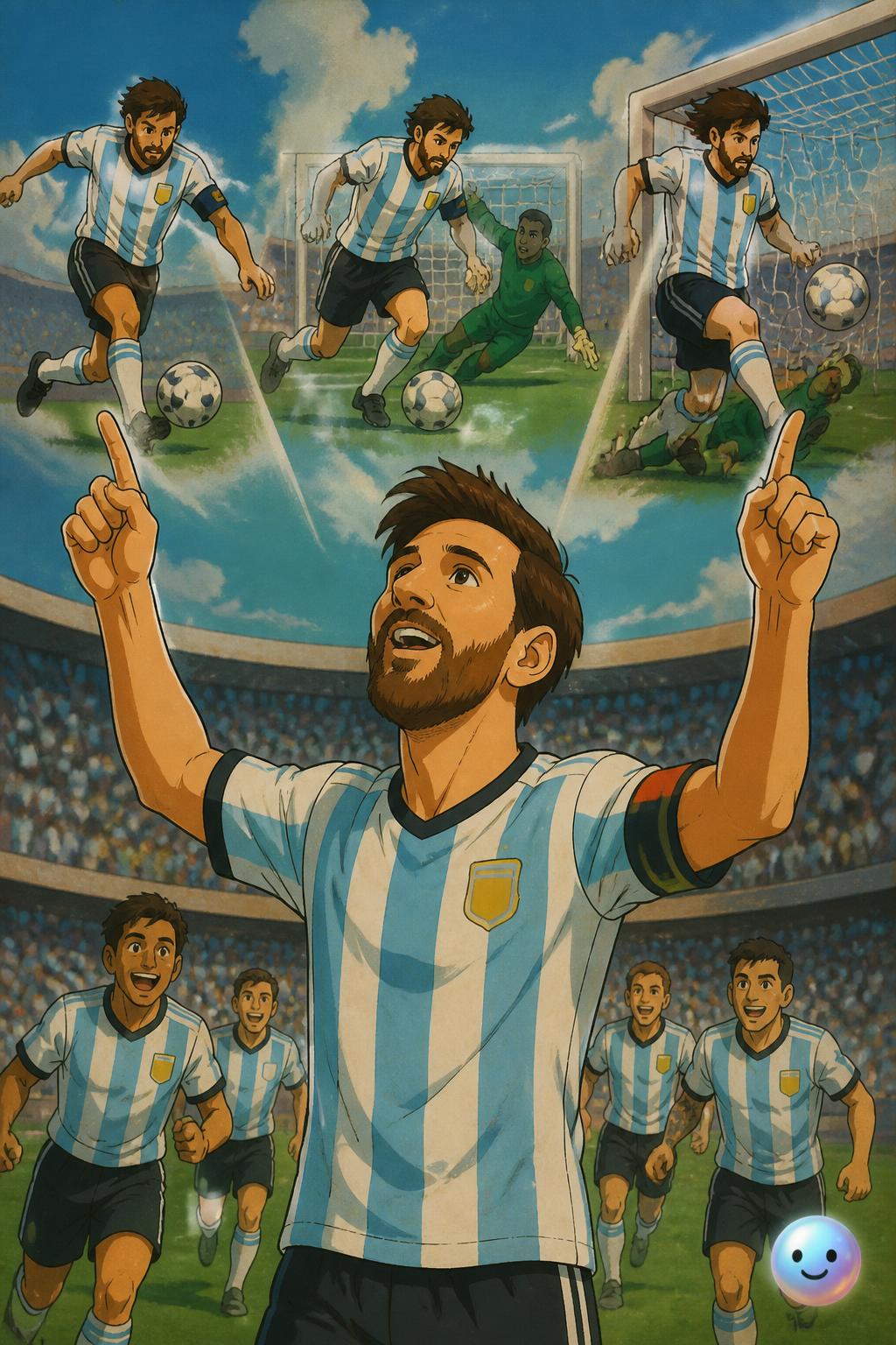 El triplete que igualó la historia