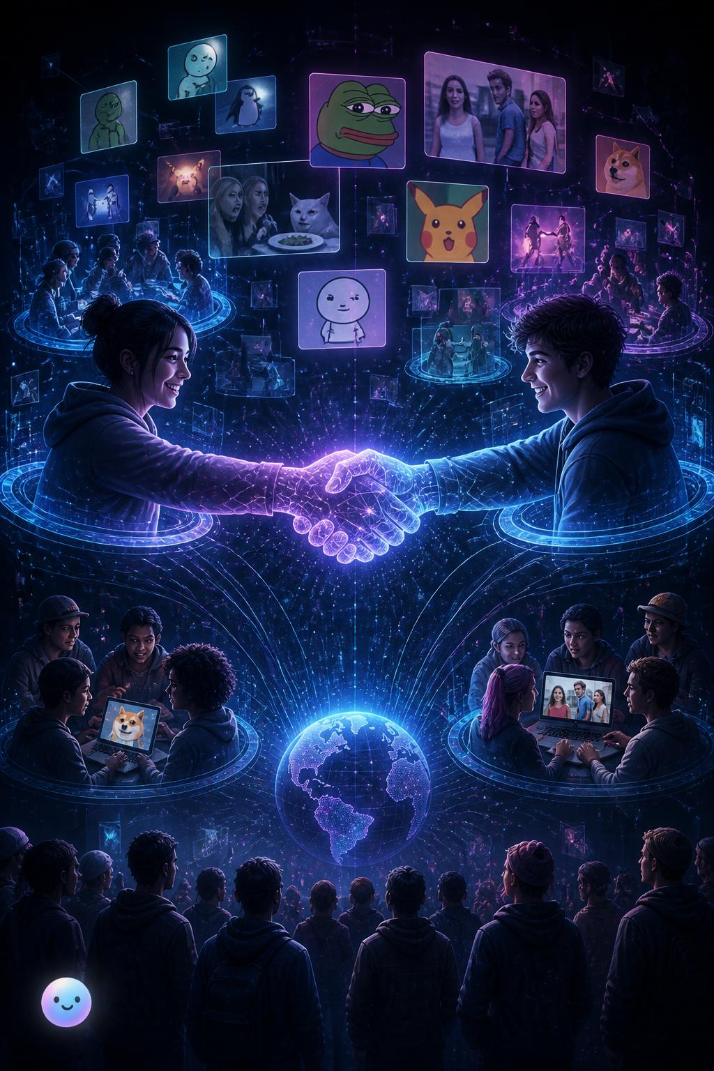 In-groups and digital handshakes