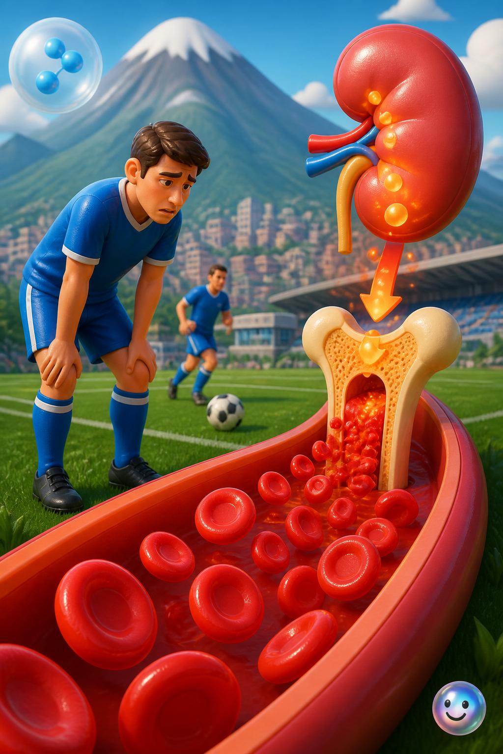 El impacto en los glóbulos rojos