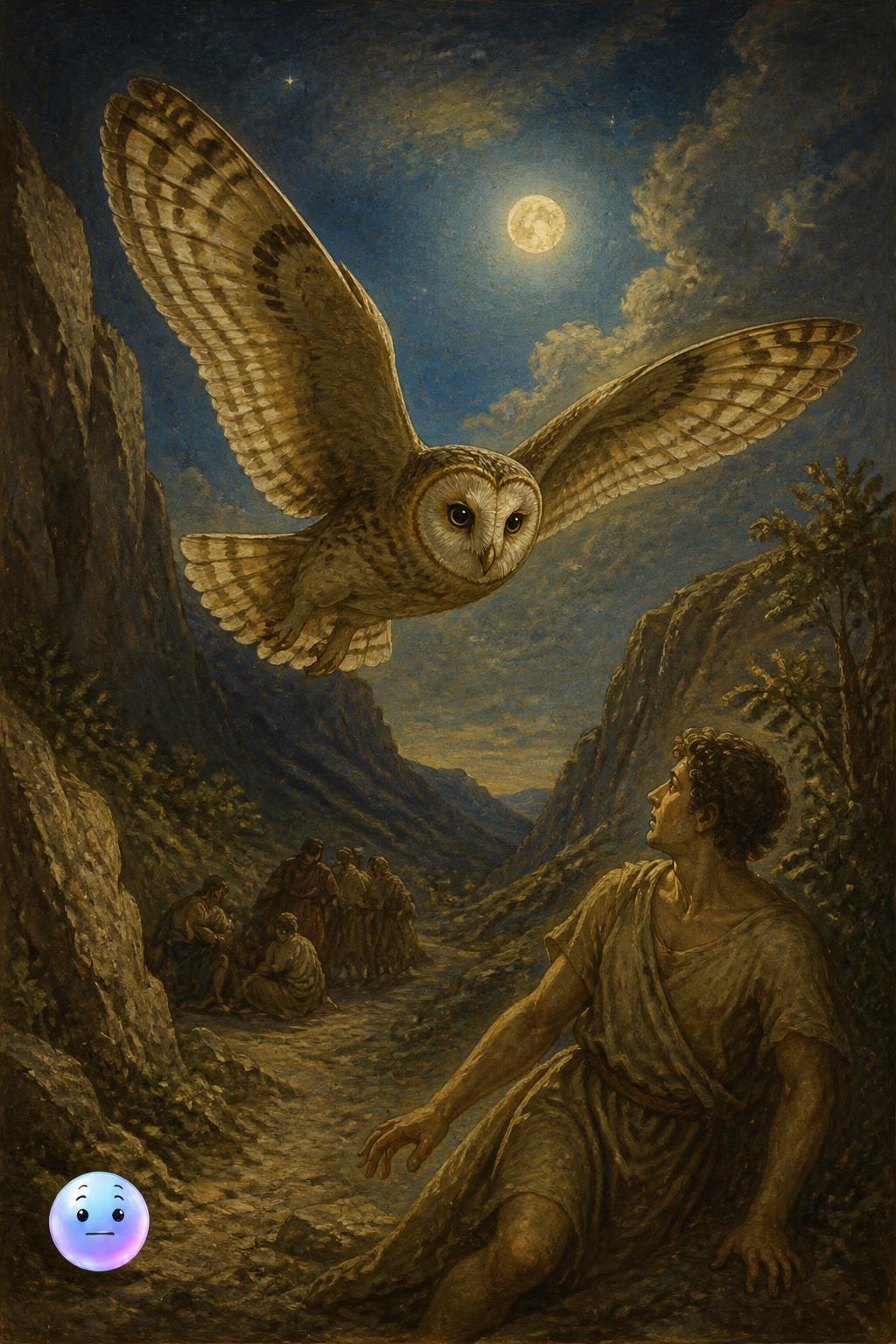 The silent wings of warning
