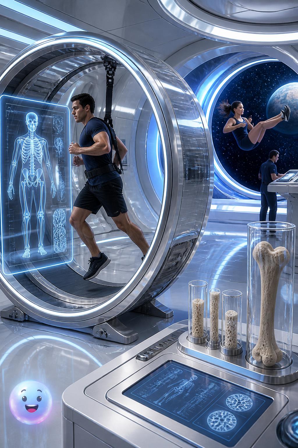 Il decadimento del corpo in microgravità