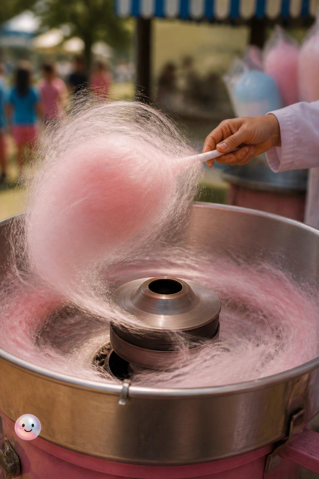 The centrifugal cotton candy spin