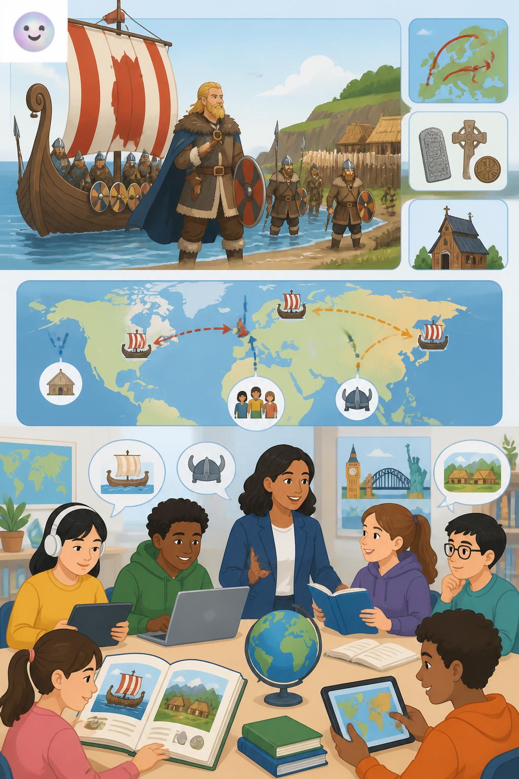 El impacto de las invasiones vikingas