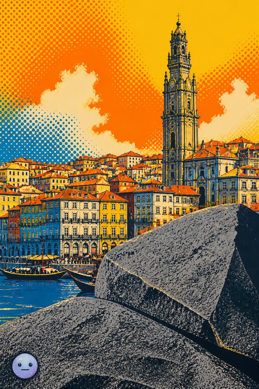 O granito cinzento e indomável do Porto