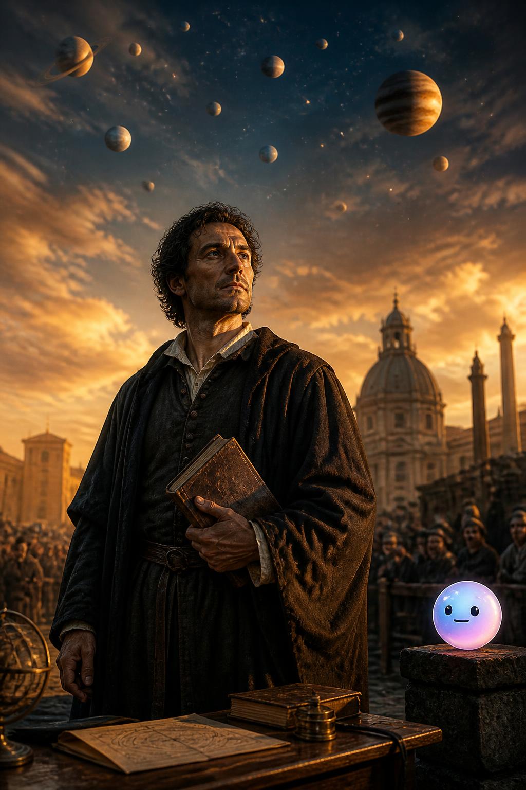Giordano Bruno and his infinite worlds