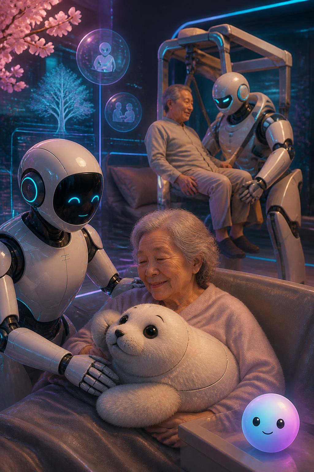 Japan's friendly caregiving robots