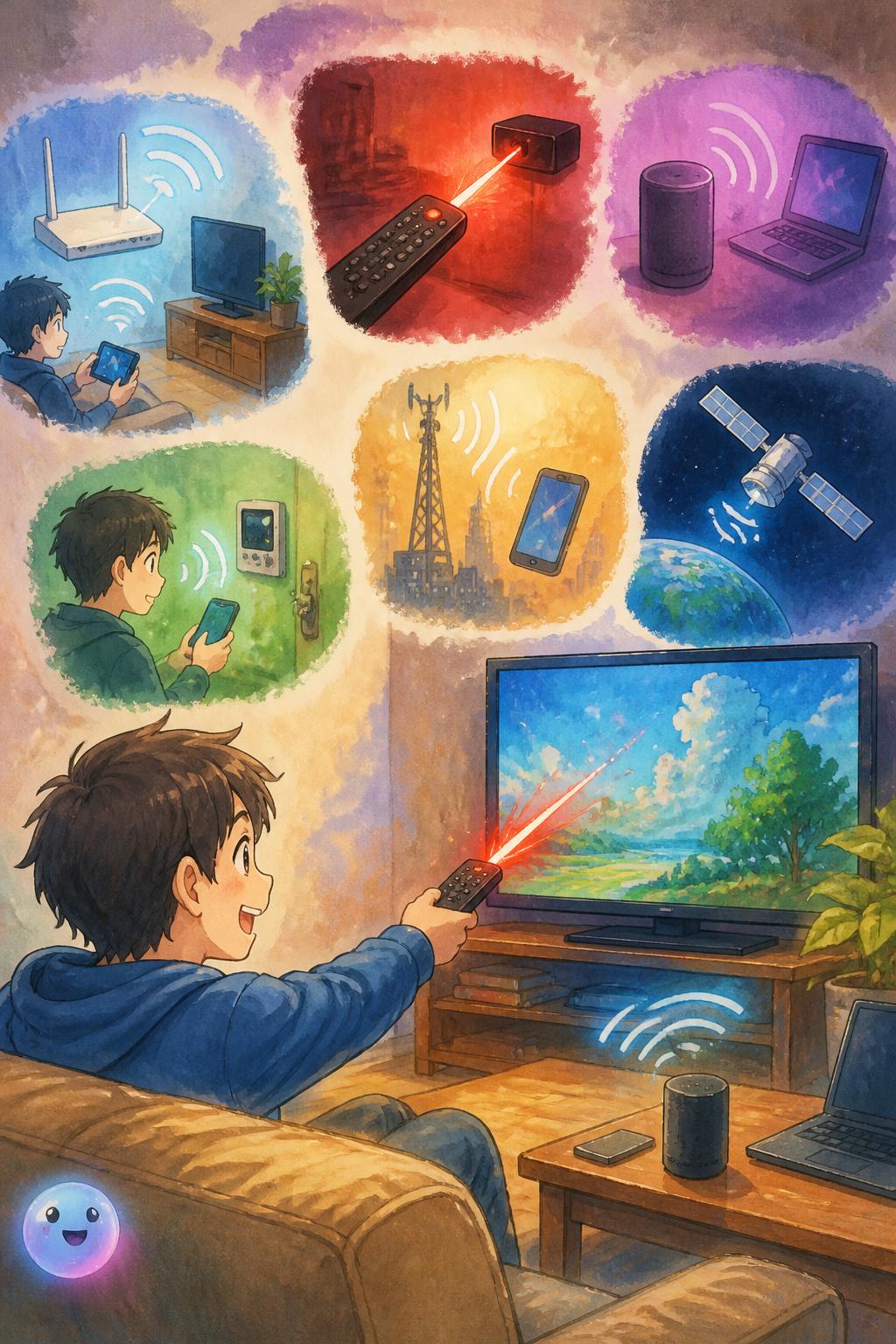 テレビのリモコンを操る赤外線の特徴