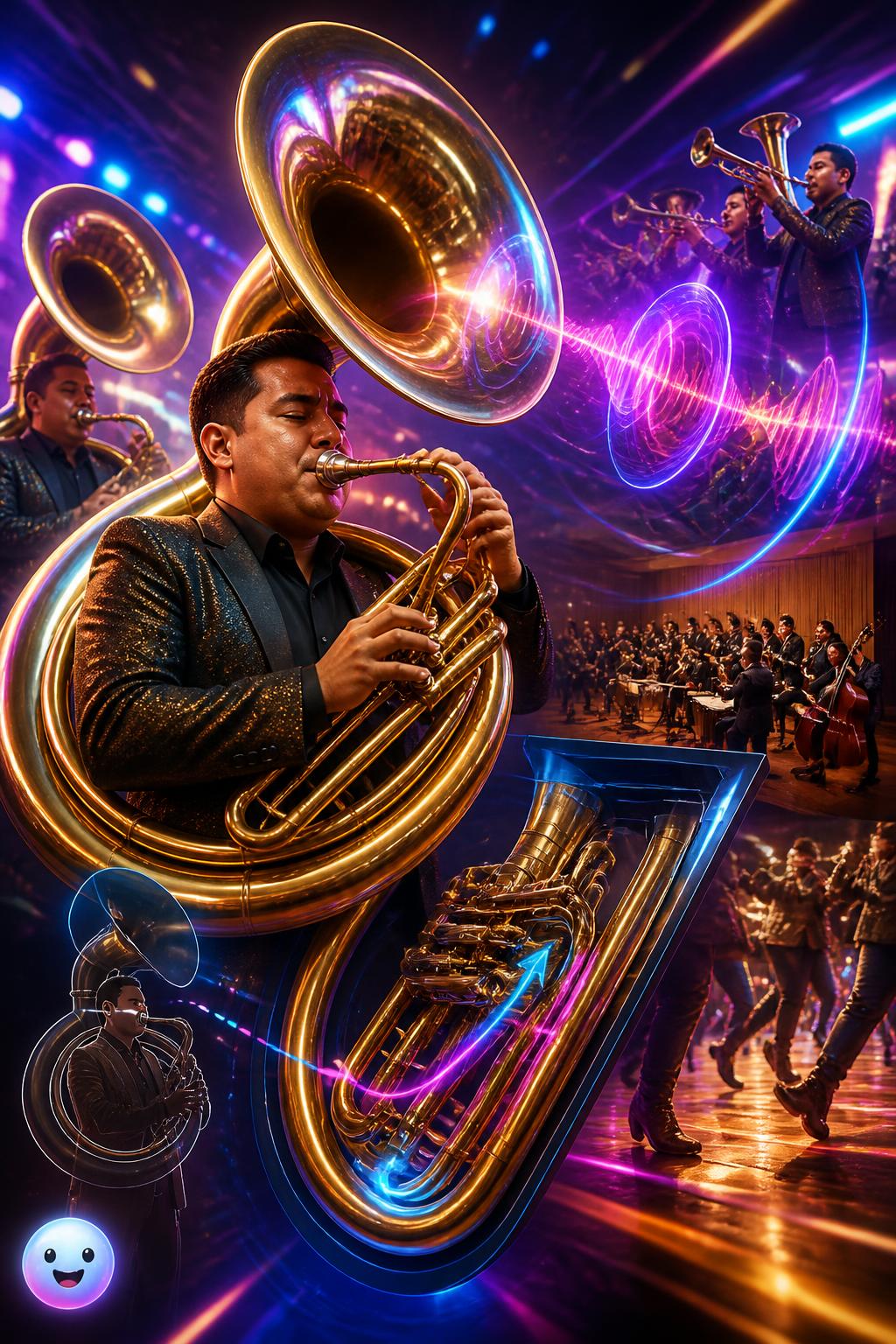 Mexican banda's pumping bass