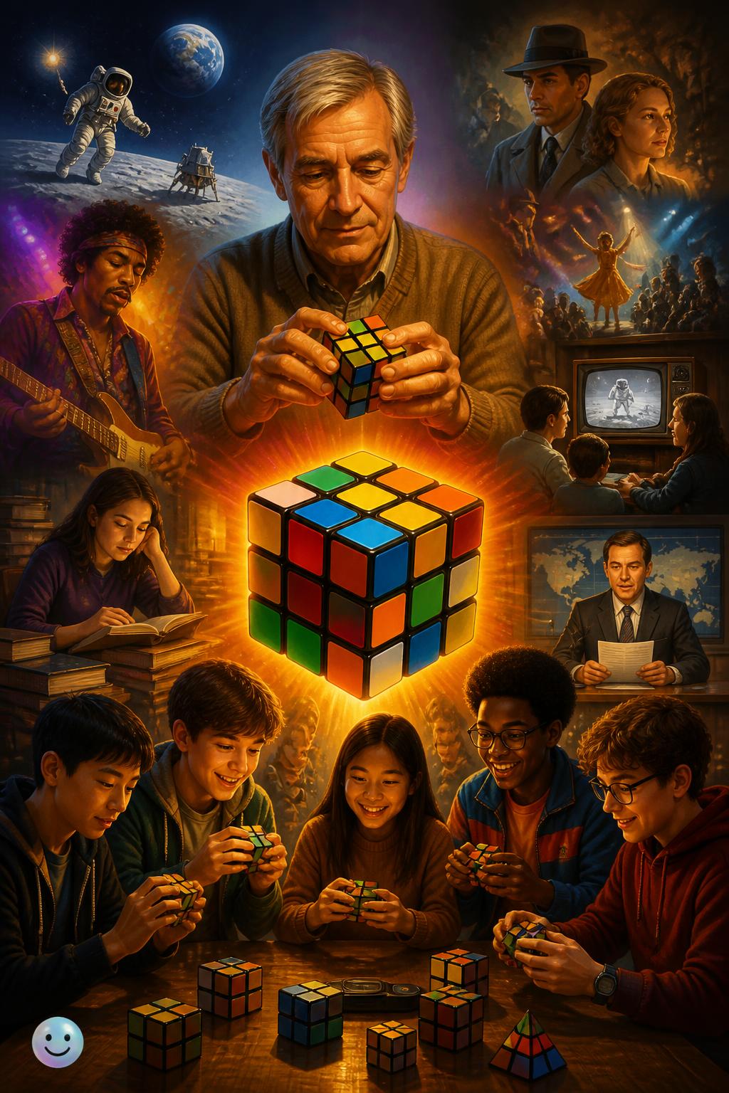 Twisting the colorful magic cube