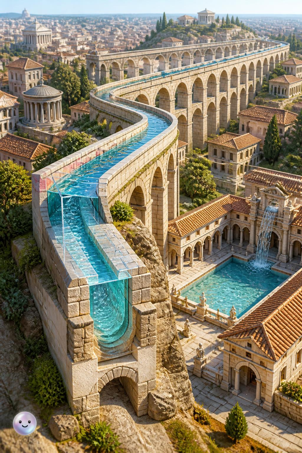The engineering marvel of Rome's elevated aqueducts