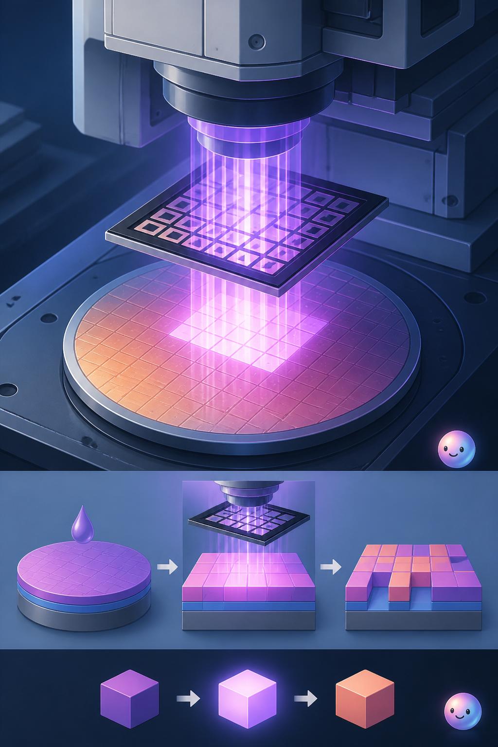 Using light to paint patterns on silicon