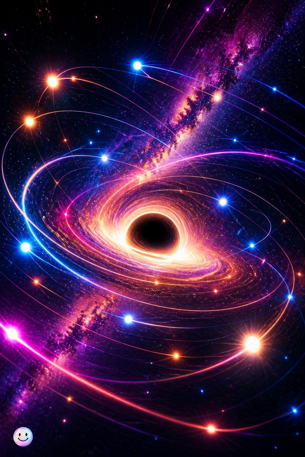 How stars dance around a ghost
