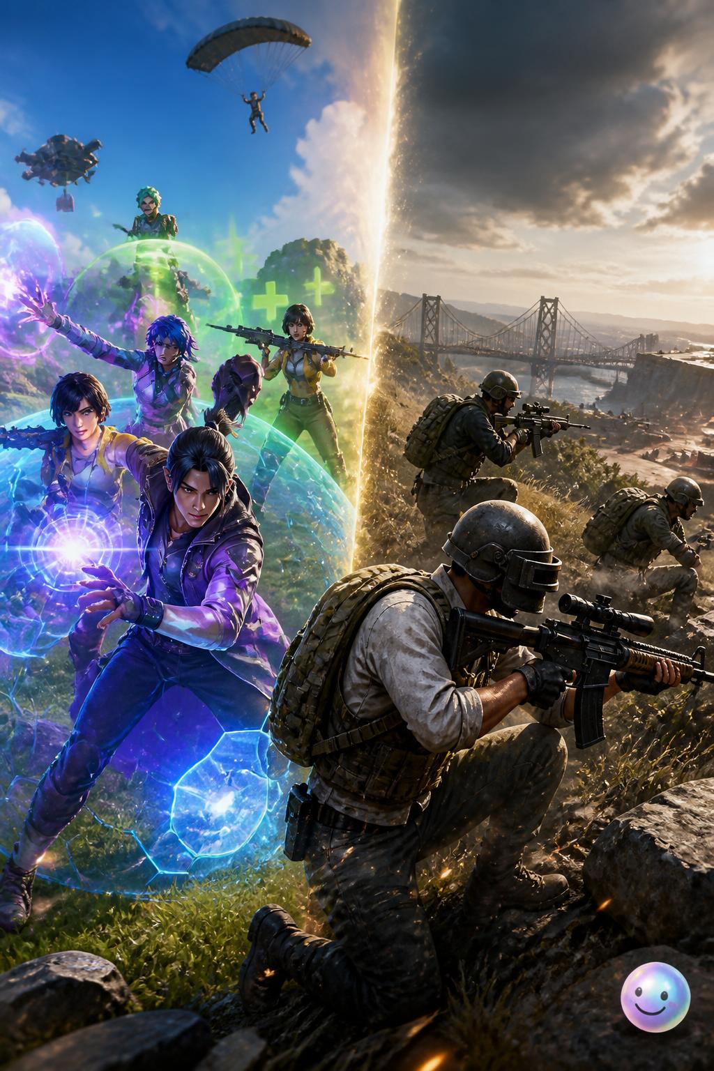 Character abilities versus tactical realistic gunplay