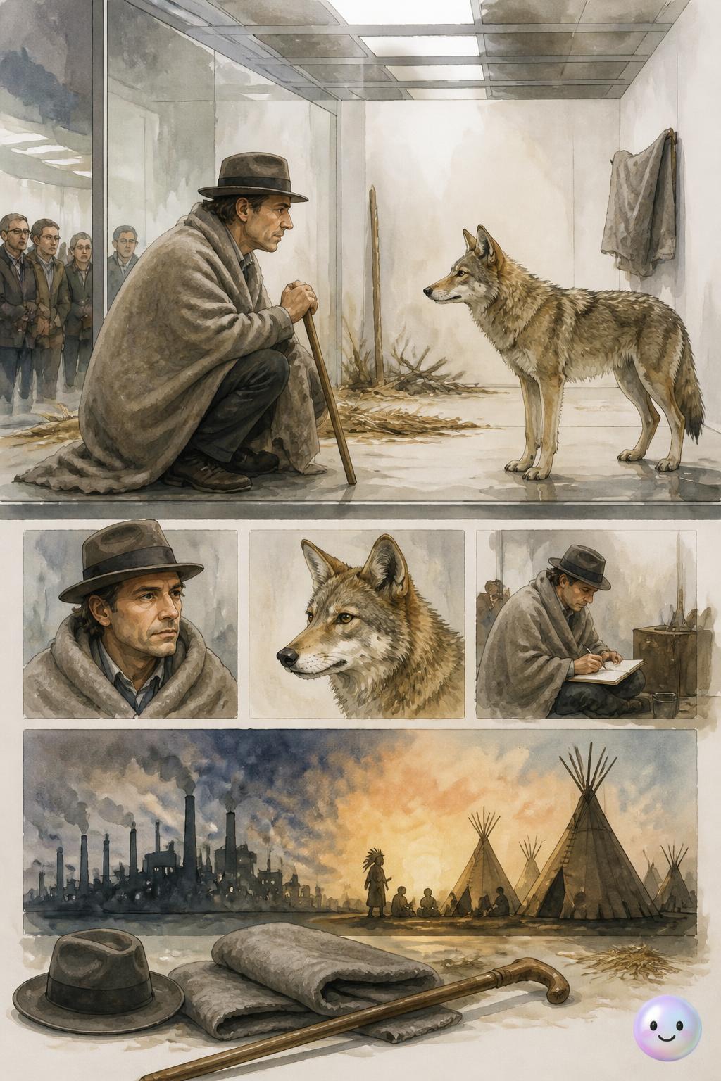 Joseph Beuys y el diálogo con un coyote