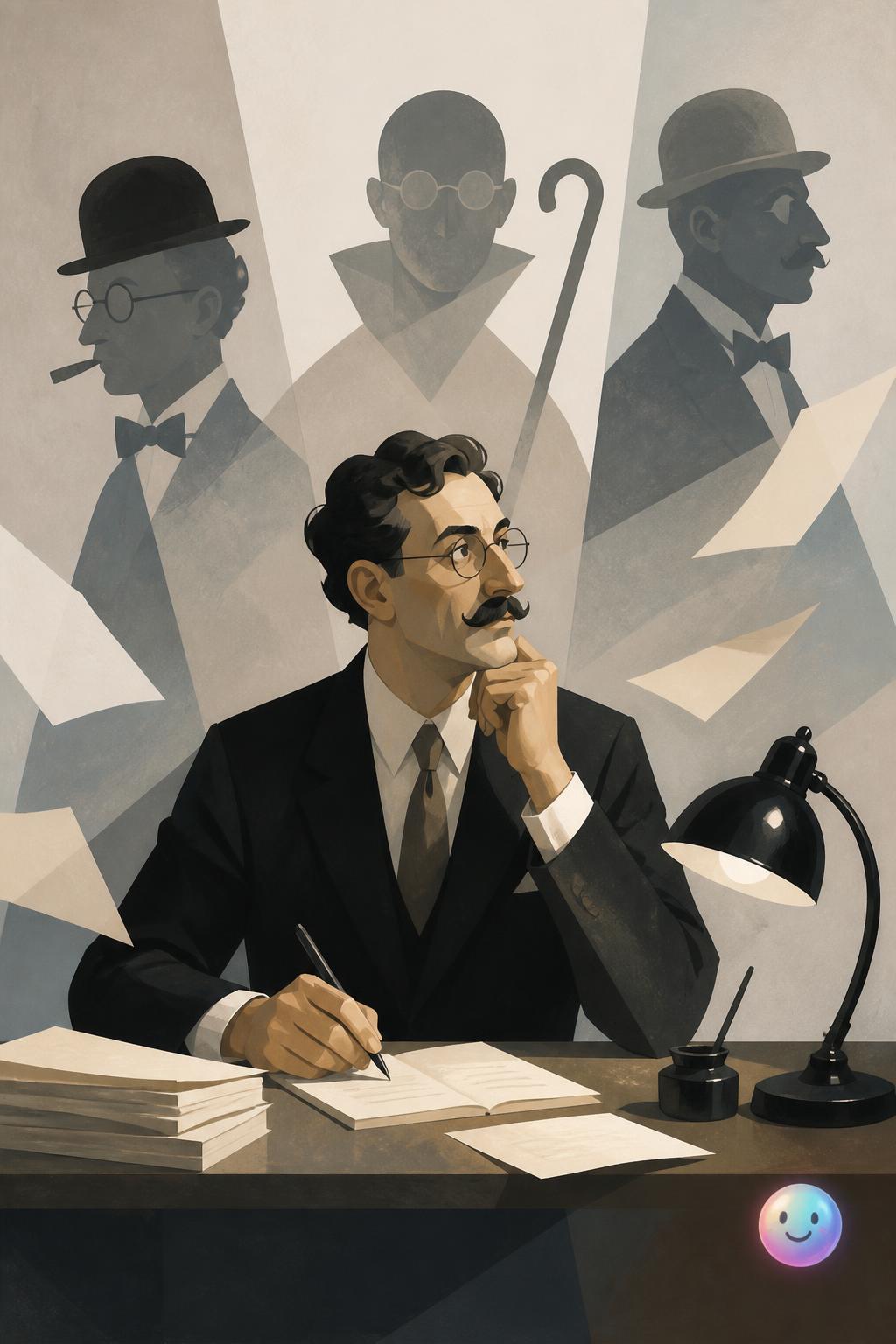 Writing under bizarre pen names