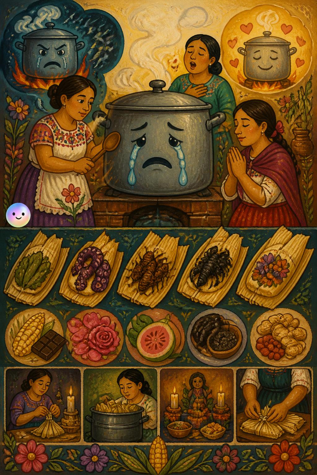 La olla que llora y se enoja