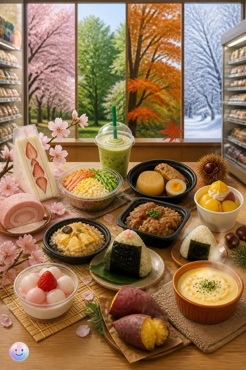 四季の移り変わりを告げる季節限定フード