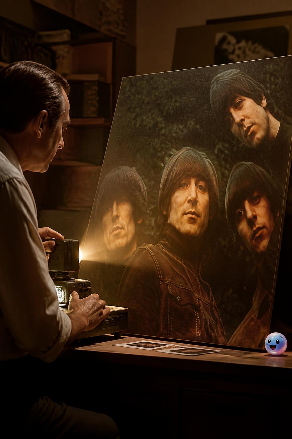 The stretched-out album cover