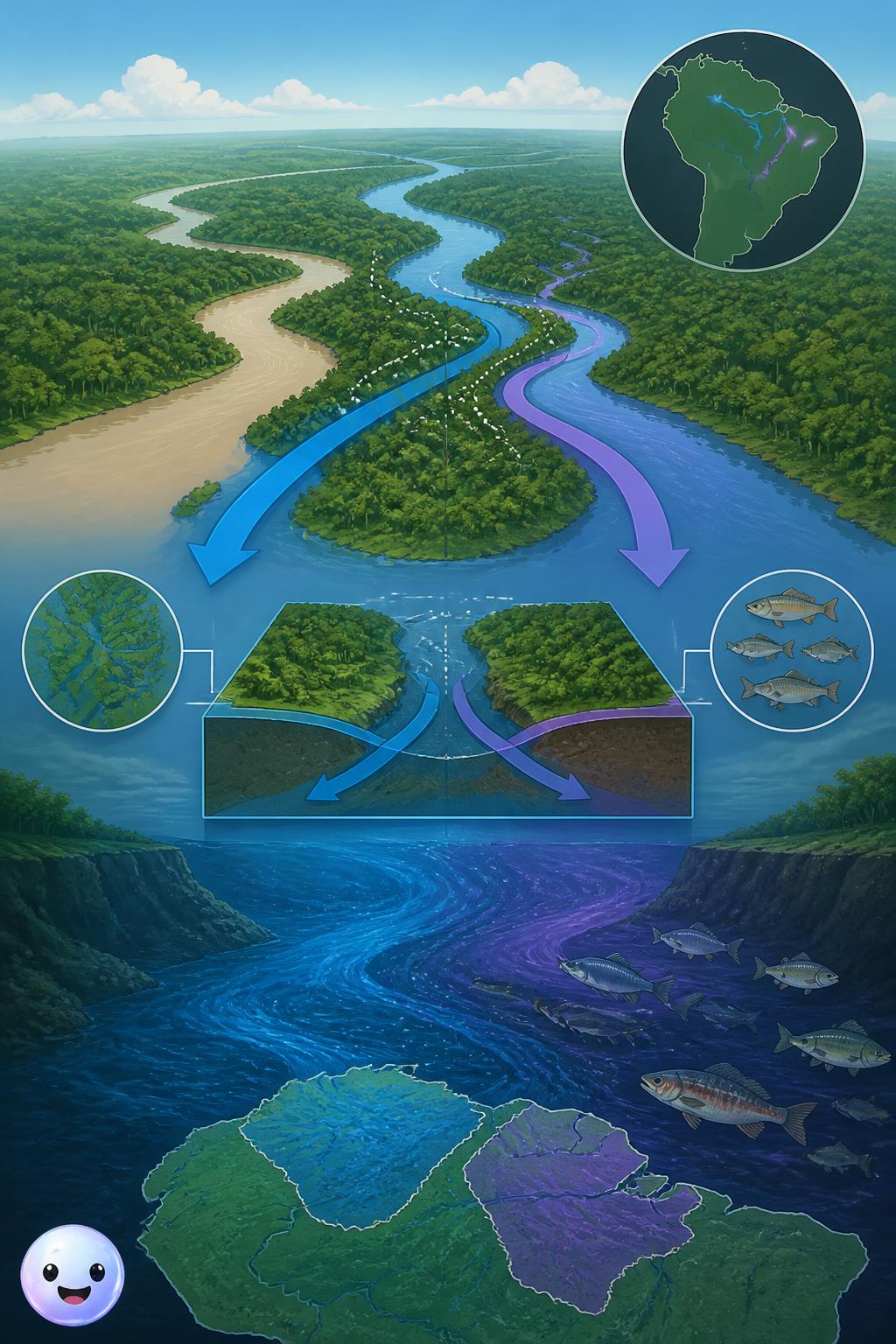 The great river split