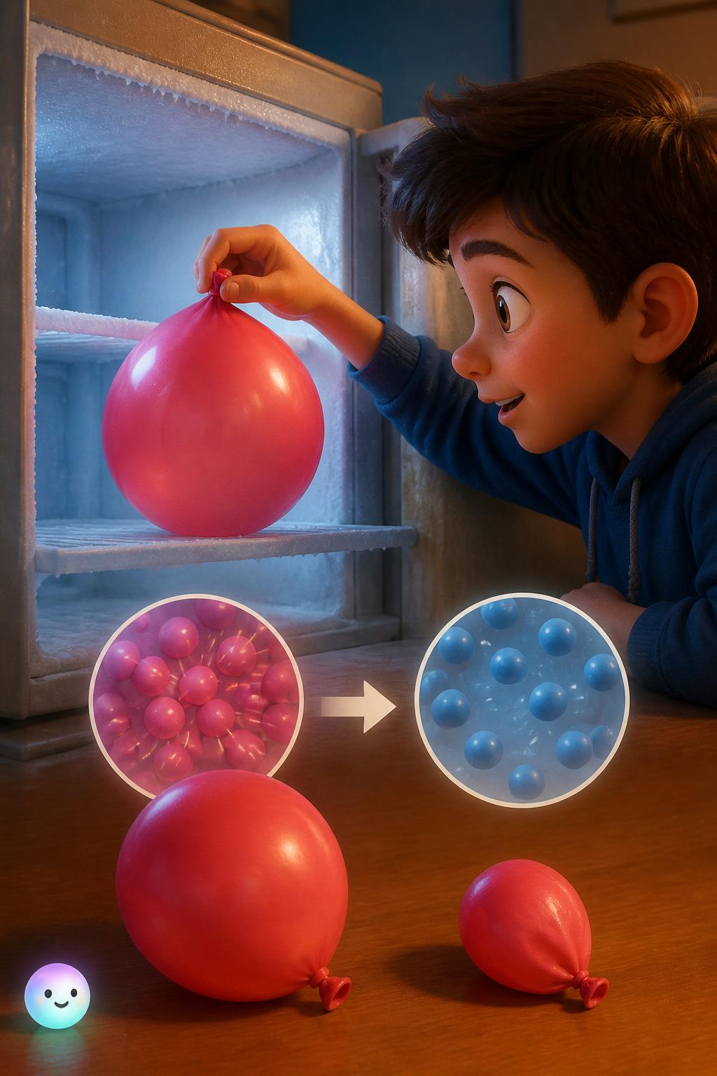 El frío contrae la materia