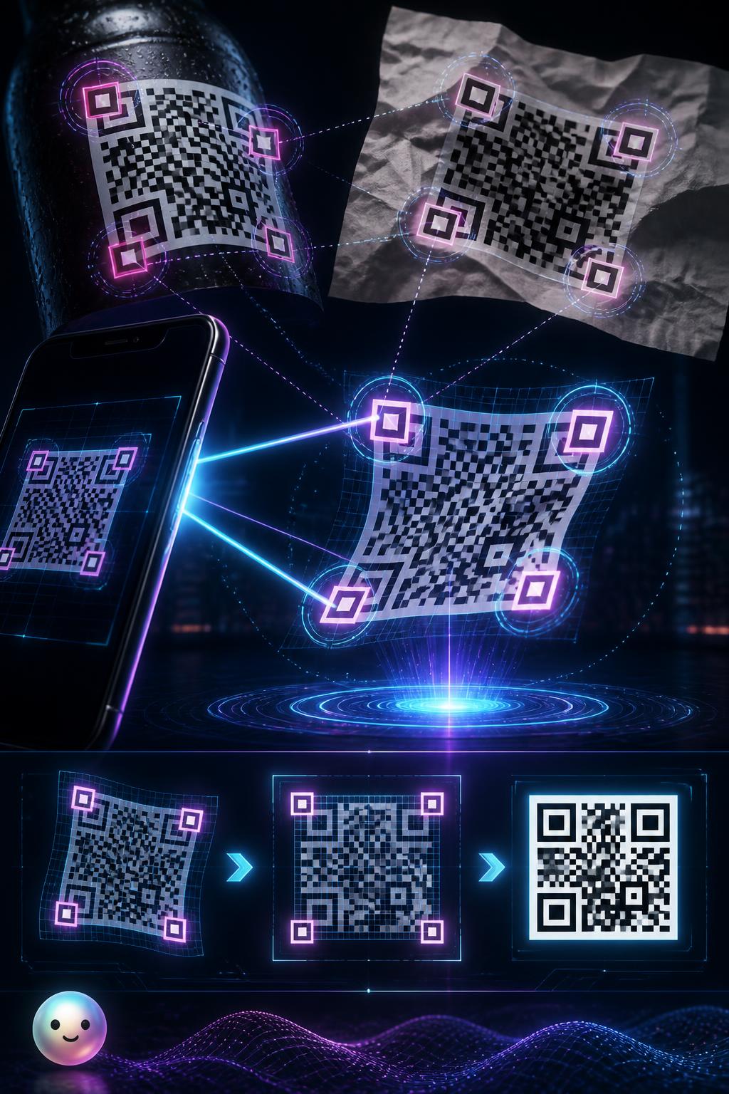 The tiny alignment squares