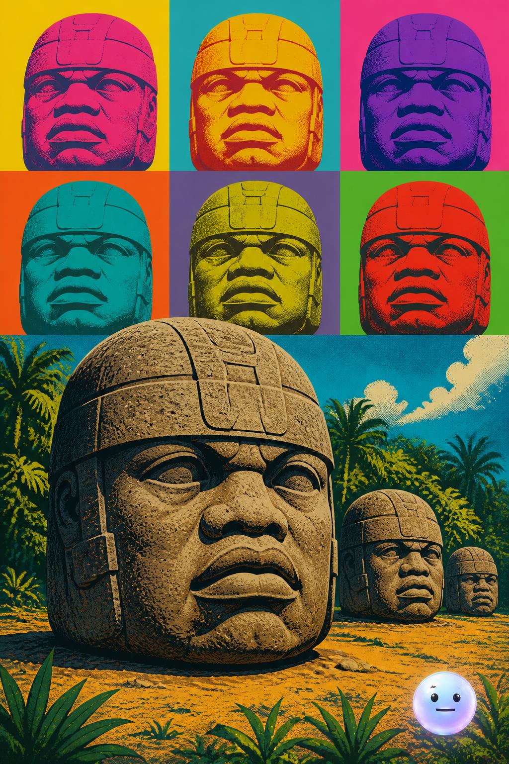 The colossal stone heads of San Lorenzo