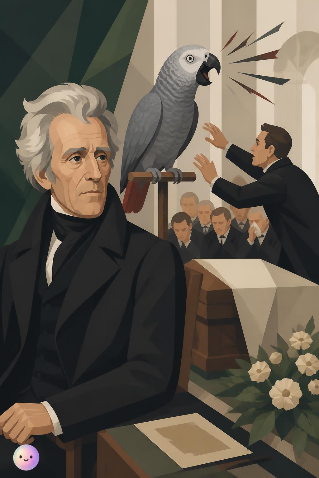 Andrew Jackson and his swearing parrot