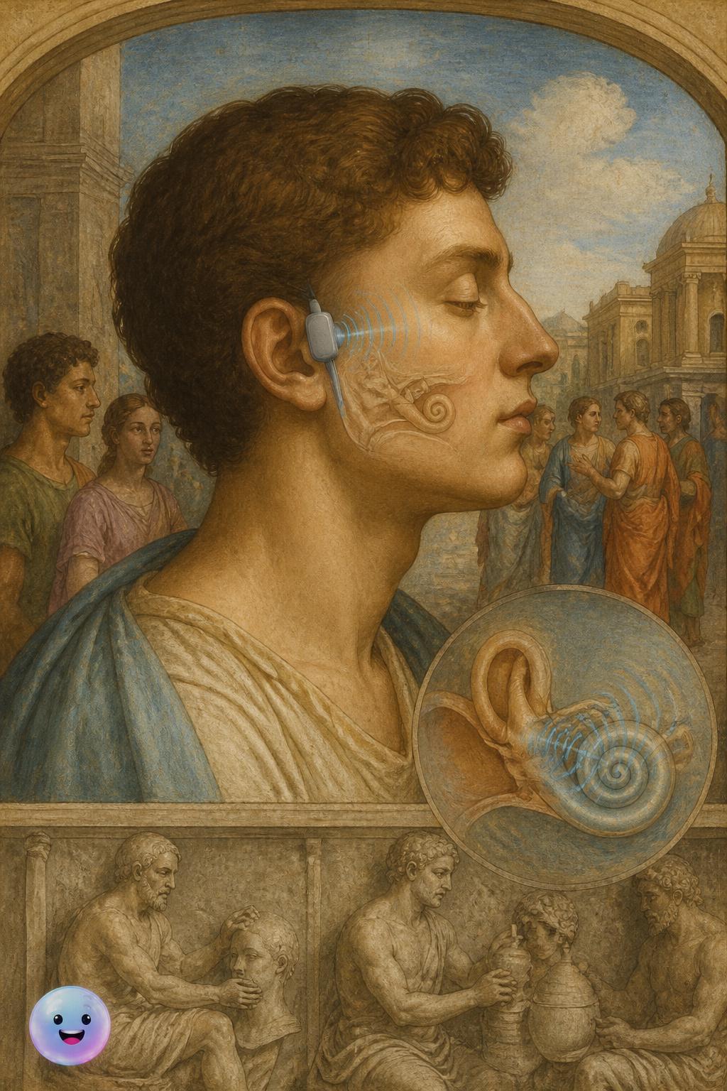Vibrating bones to bypass the eardrum