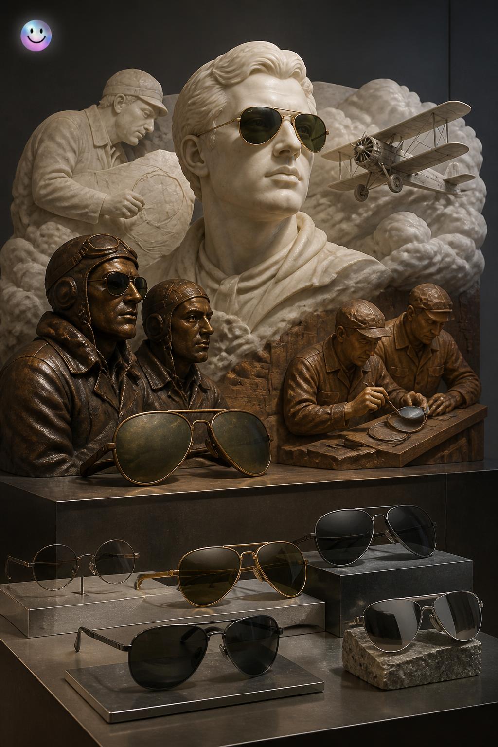 El nacimiento de los icónicos lentes de aviador