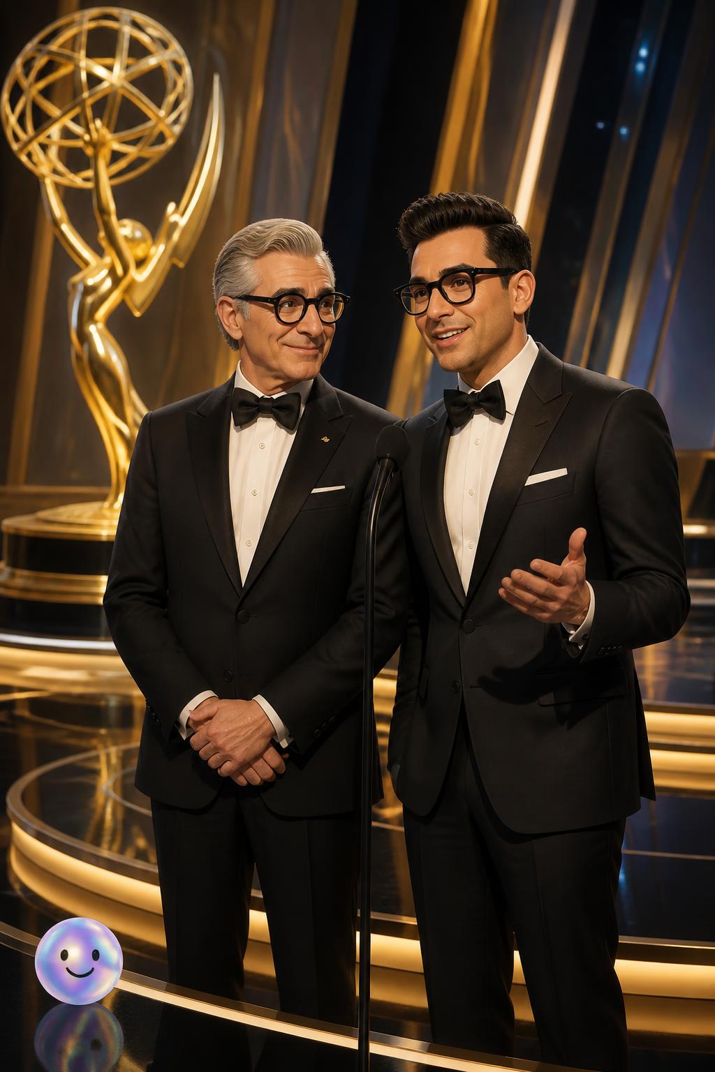 The father-son hosting duo