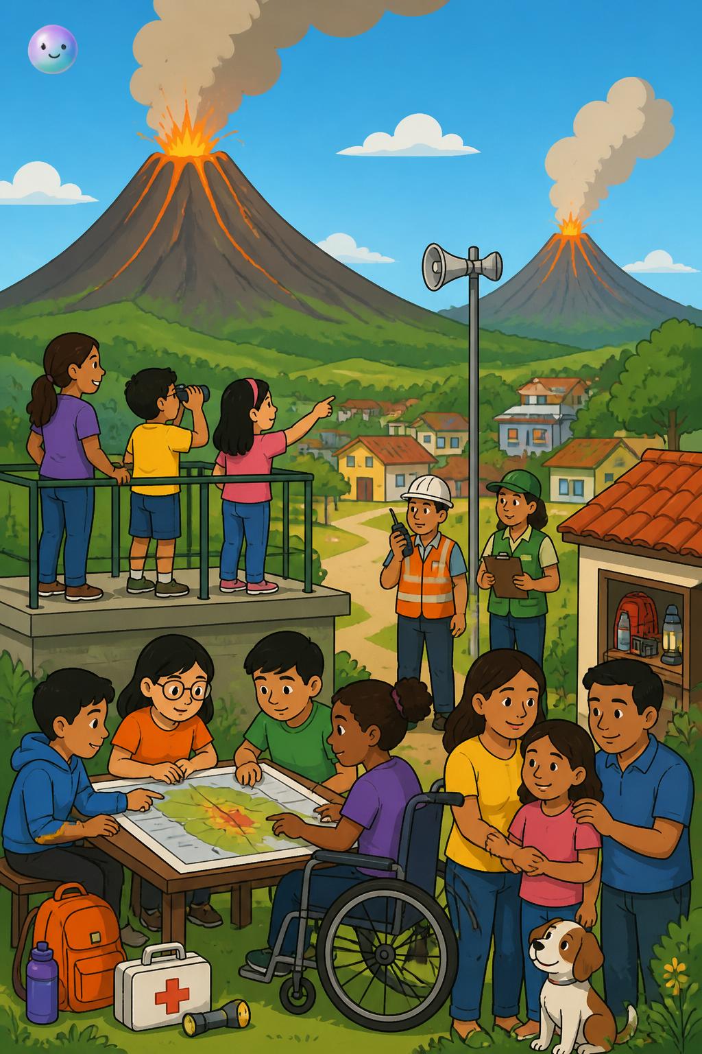 Los gigantes de fuego bajo vigilancia constante
