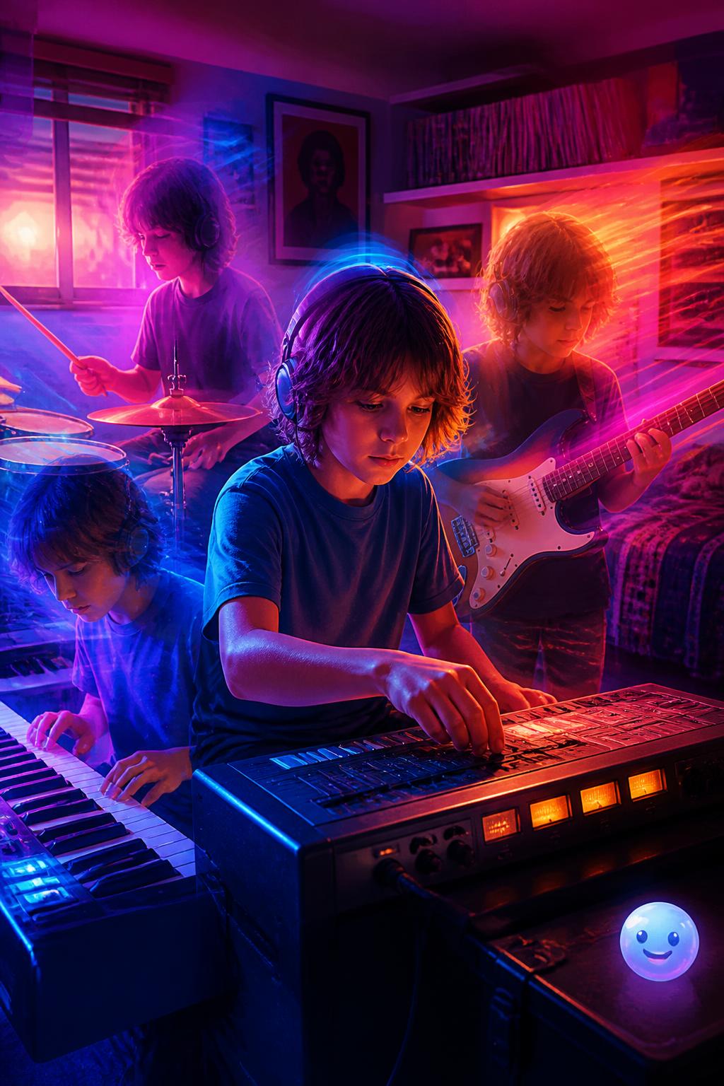 Multi-tracking in a childhood bedroom