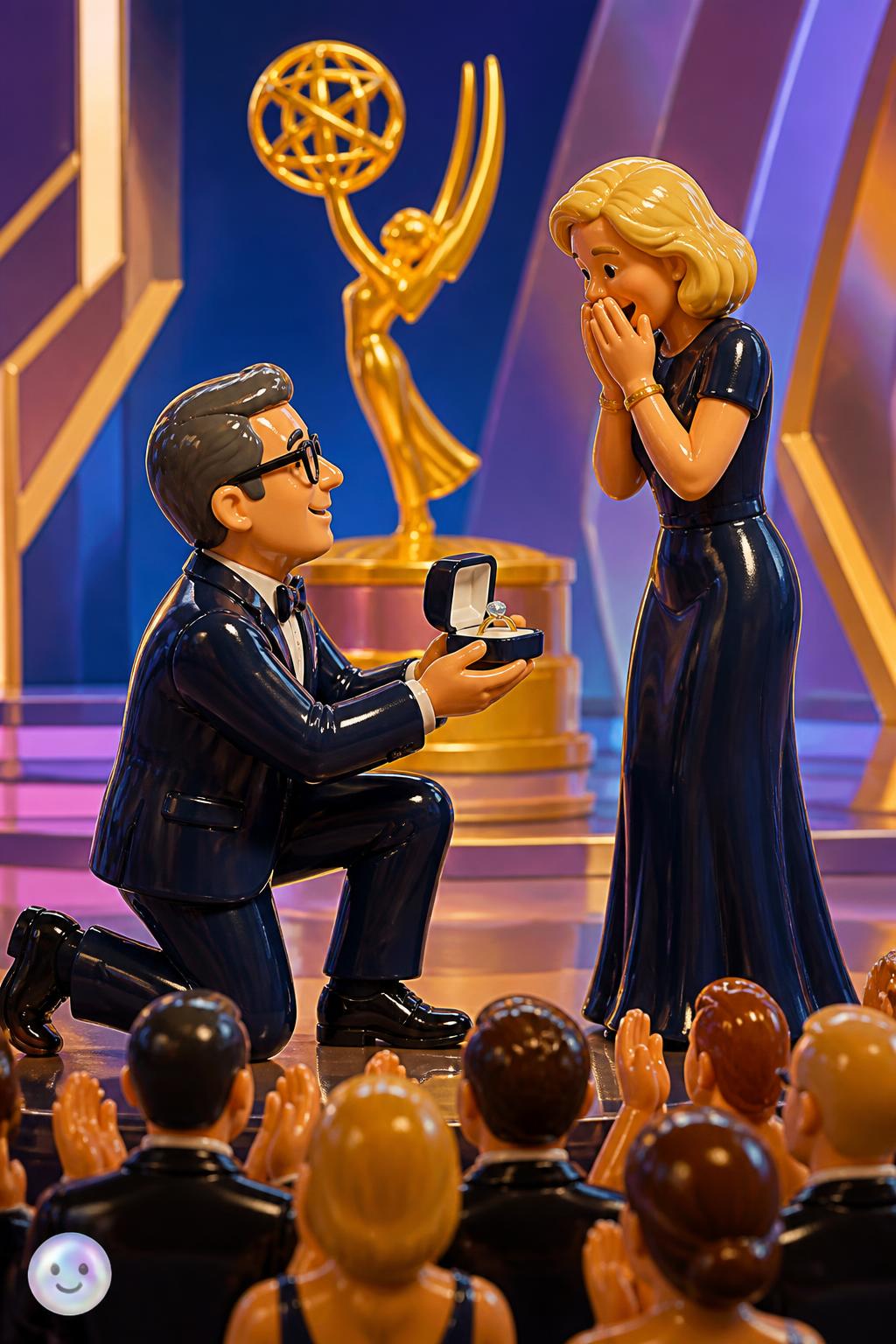The proposal on live television