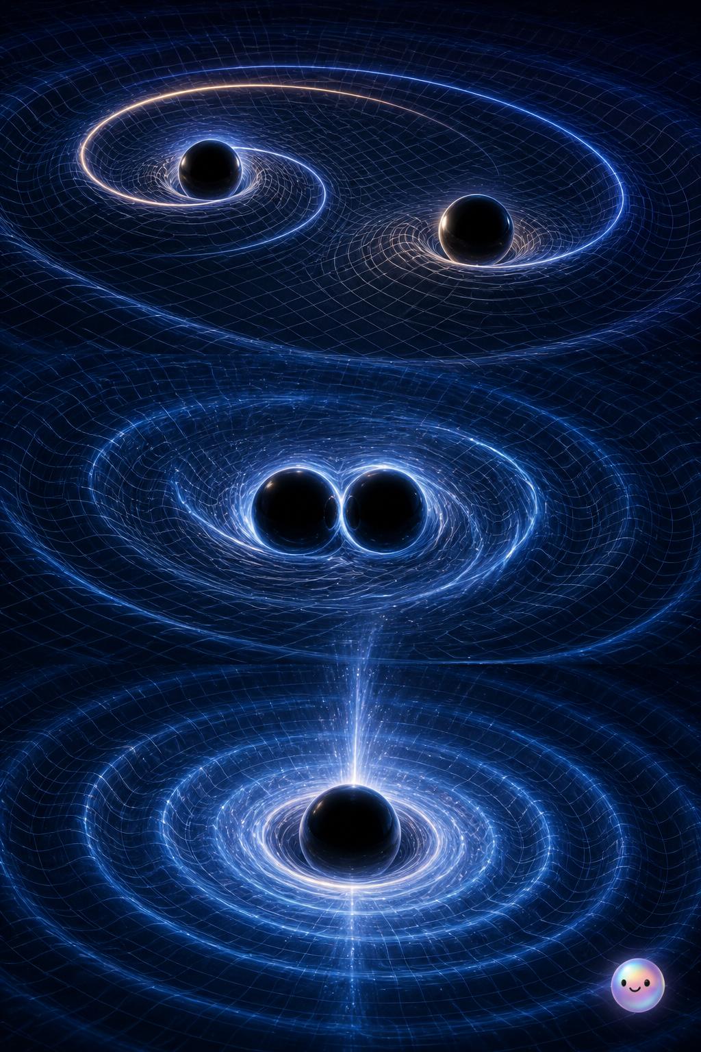 When two black holes collide