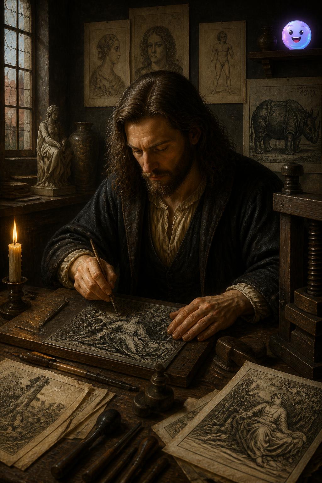 목판화를 회화의 경지로 올린 섬세함