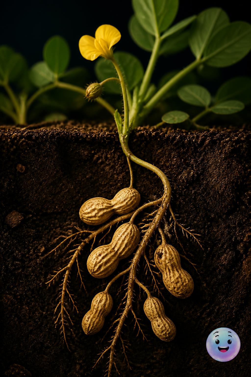 Peanuts are subterranean legumes