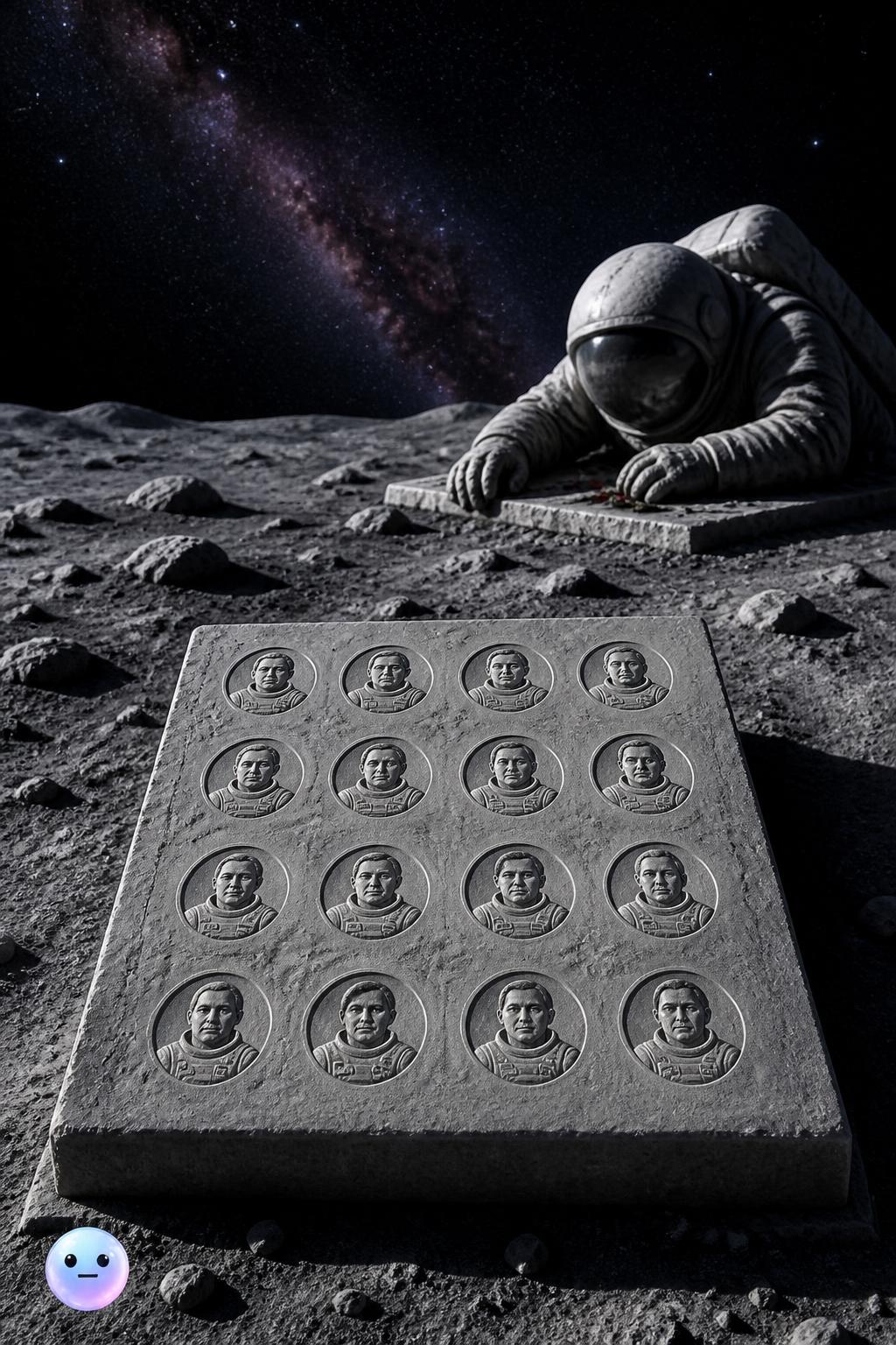 A plaque of fourteen names
