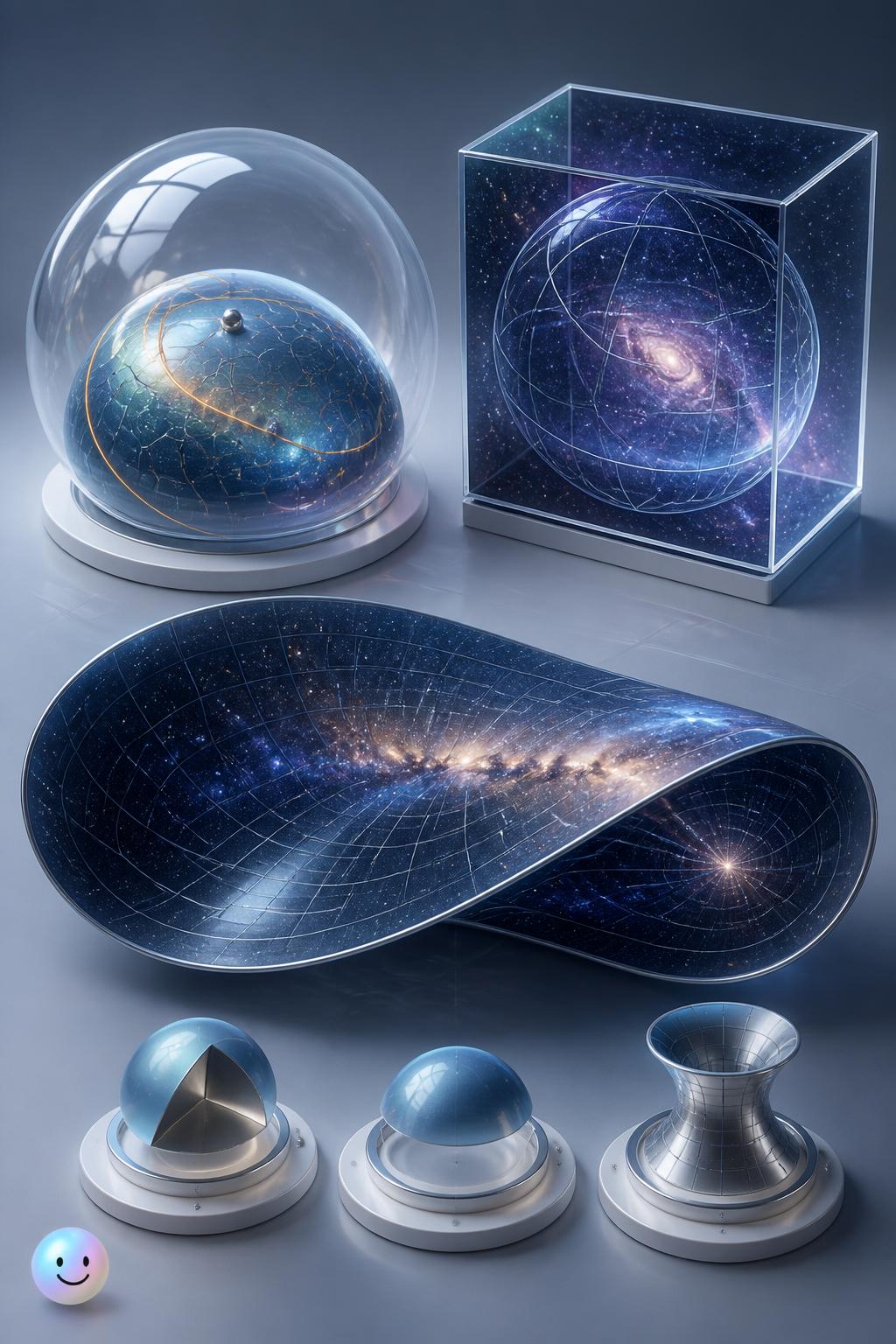 Finite but unbounded spaces