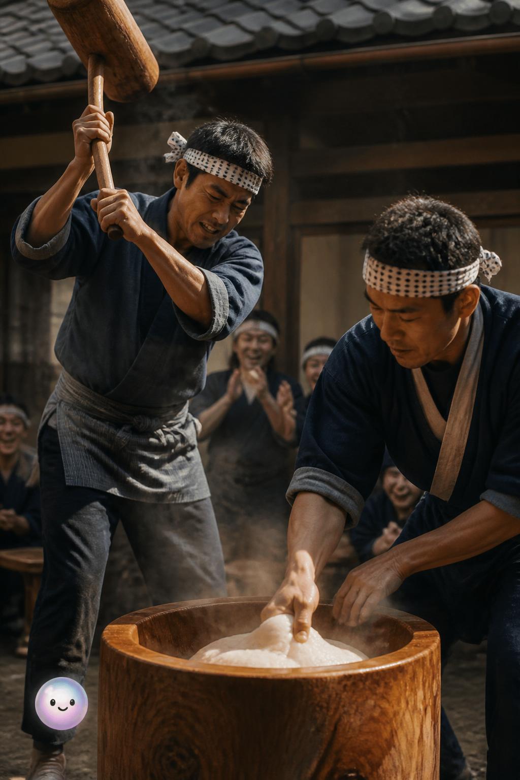 El enérgico ritual del mochitsuki