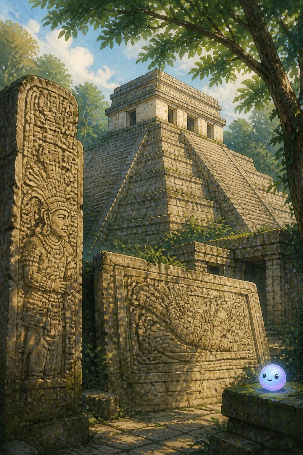 The temple of inscriptions at Palenque