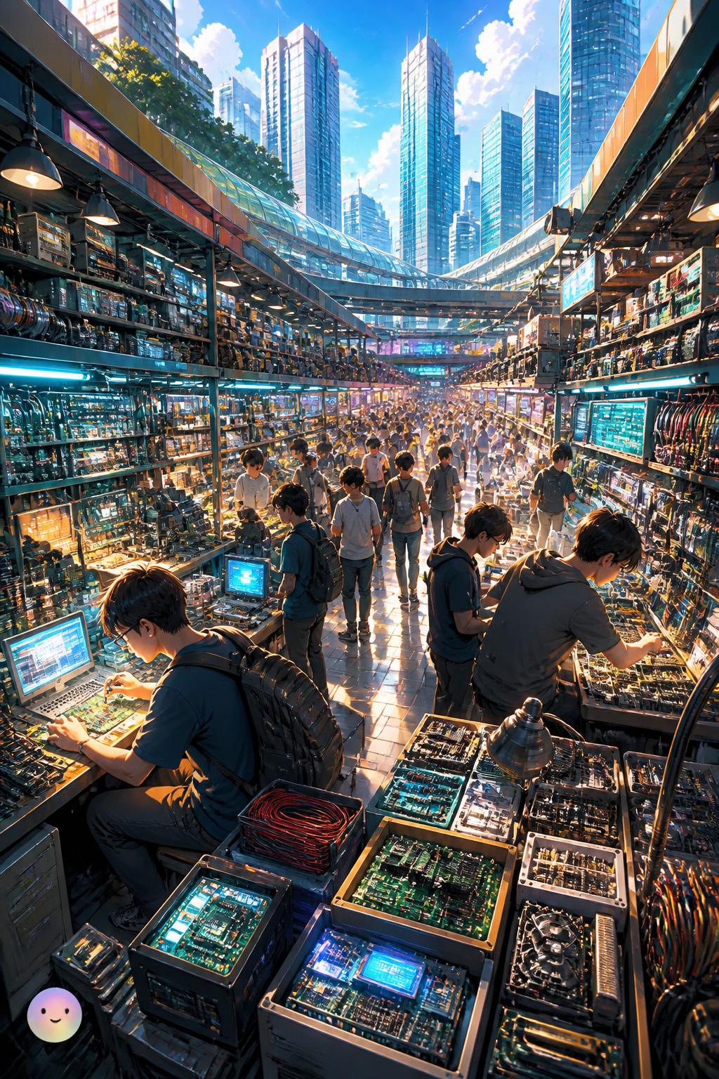 The speed of Shenzhen's Huaqiangbei