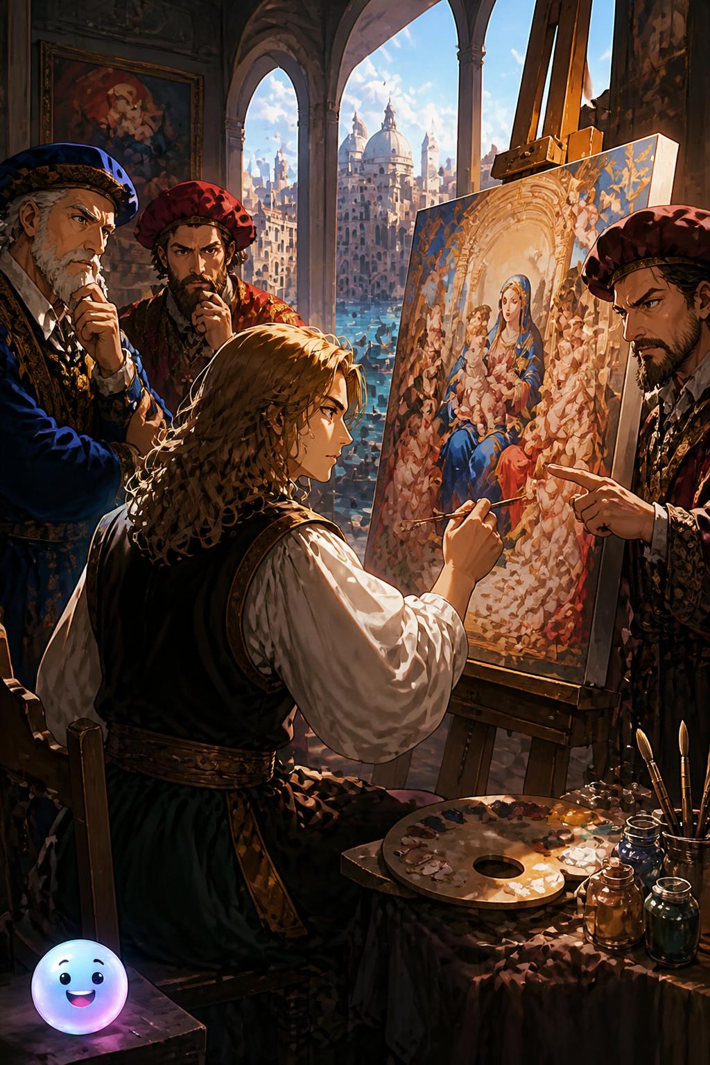 El choque con los maestros venecianos