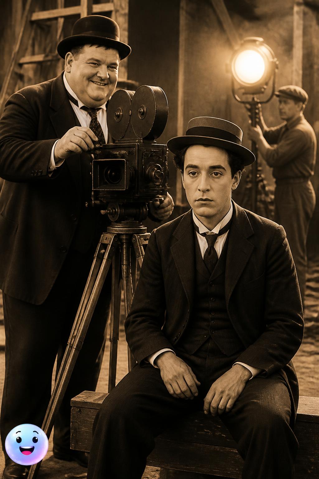 Buster Keaton makes his hilarious movie debut