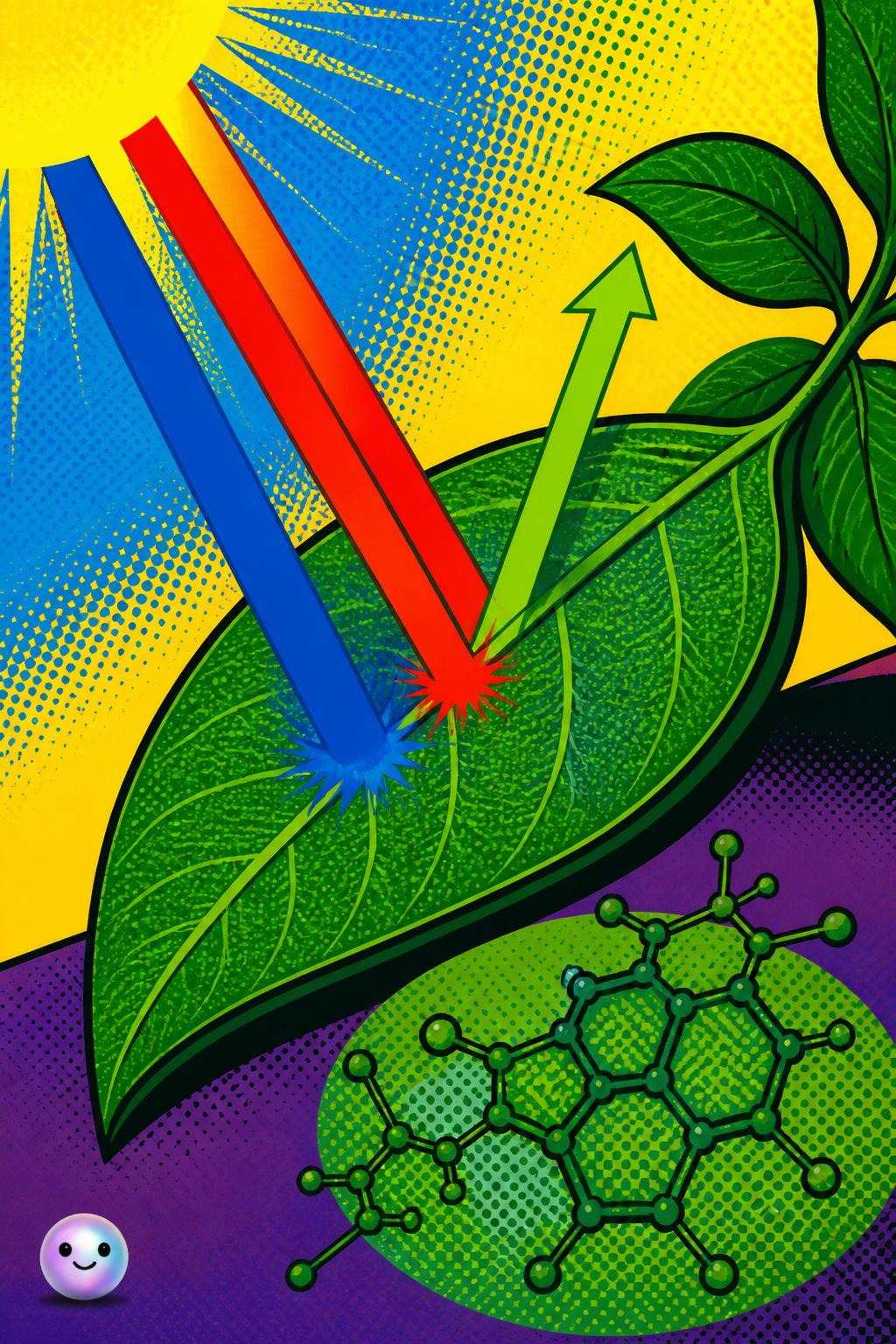 The green antenna that traps light